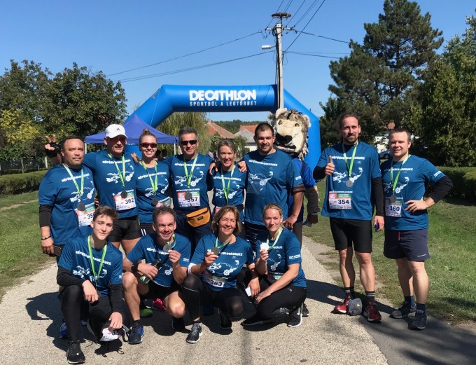 2019. XV. Bicogó Maraton MÁV-START Zrt. Szolnoki Járműjavító „Gépészgyalogkakukk” csapata.